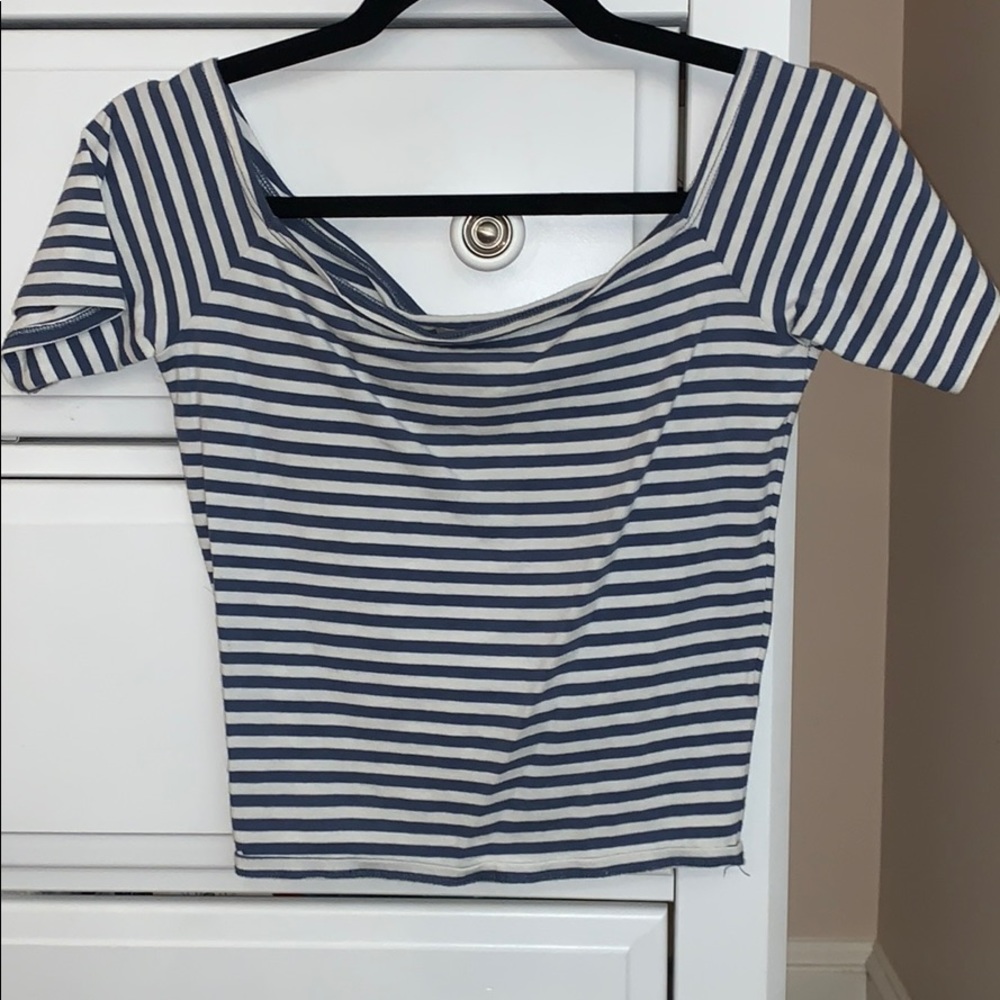 Off The Shoulder A&F Top
